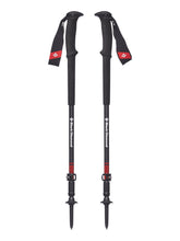 Load image into Gallery viewer, Black Diamond Trail Pro Trekking Poles Fire Red
